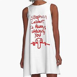 Stephen Colbert Says Crappy Dress