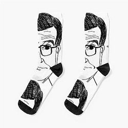 Stephen Colbert Caricatures Socks
