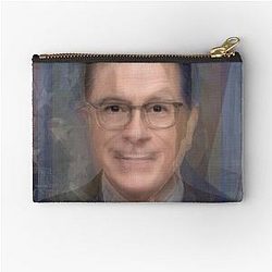 Stephen Colbert Portrait Zipper Pouch