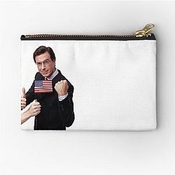 Stephen Colbert An American Hero Zipper Pouch