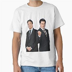 Jon Stewart - Stephen Colbert - The Daily Show - The Colbert Report Classic T-Shirt