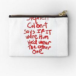 Stephen Colbert Says Crappy Drawing Zipper Pouch