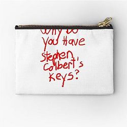 Stephen Colbert Says Crappy Drawing Zipper Pouch