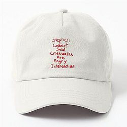 Stephen Colbert Says Crappy Drawing Dad Hat