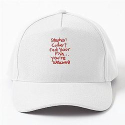 Stephen Colbert Says Crappy Drawing Baseball Cap
