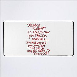 Stephen Colbert Says Crappy Drawing Desk Mat