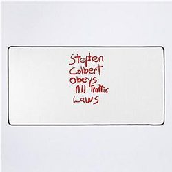 Stephen Colbert Says Crappy Drawing Desk Mat