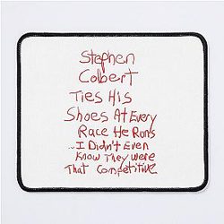 Stephen Colbert Says Crappy Drawing Mouse Pad