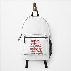 Stephen Colbert Says Crappy Drawing Backpack