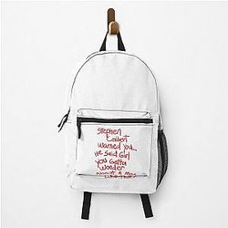 Stephen Colbert Says Crappy Backpack