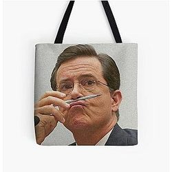 Stephen Colbert All Over Print Tote Bag