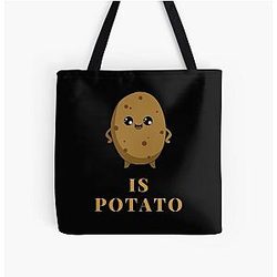 Stephen Colbert Potato All Over Print Tote Bag