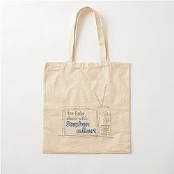 Retro TV: The Late Show with Stephen Colbert Cotton Tote Bag