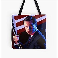The Patriot Stephen Colbert pixel art All Over Print Tote Bag