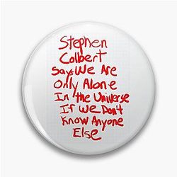 Stephen Colbert Says Crappy Drawing Pin