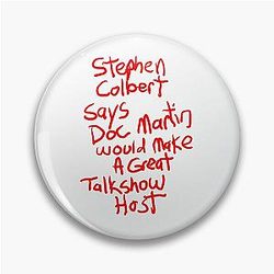 Stephen Colbert Says Crappy Drawing Pin