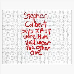 Stephen Colbert Says Crappy Drawing Puzzle