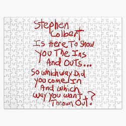 Stephen Colbert Says Crappy Drawing Jigsaw Puzzle