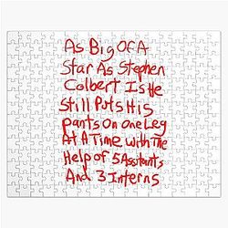 Stephen Colbert Says Crappy Drawing Jigsaw Puzzle