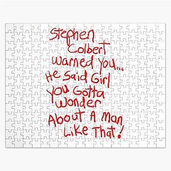 Stephen Colbert Says Crappy Drawing Jigsaw Puzzle