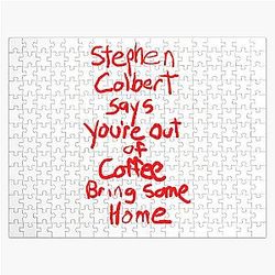 Stephen Colbert Says The Crappy Drawing Jigsaw Puzzle