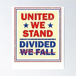 United We Stand, The Late Show with Stephen Colbert Governor Poster