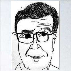 Stephen Colbert Caricature Poster