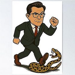 Keep On Treadin' - Stephen Colbert Strikes Back Poster