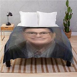 Stephen Colbert Portrait Throw Blanket