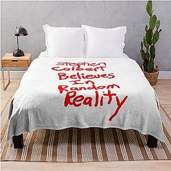 Stephen Colbert Says Crappy Drawing Throw Blanket