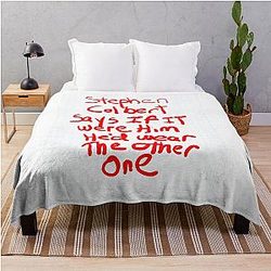 Stephen Colbert Says...Crappy Drawing Blanket