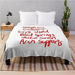 Stephen Colbert Says Crappy Drawing Throw Blanket