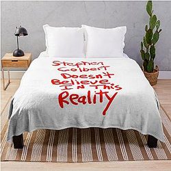 Stephen Colbert Says Crappy Throw Blanket