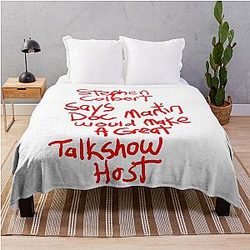 Stephen Colbert Says Crappy Drawing Throw Blanket