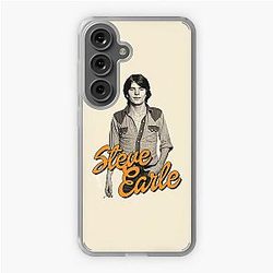 Steve Earle  Retro Folk Singer Songwriter Fan Art Samsung Galaxy Soft Case