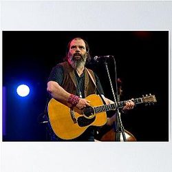Steve Earle Live  Poster
