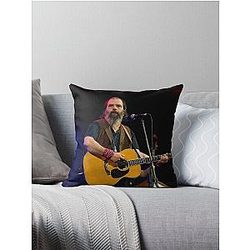 Steve Earle Live  Throw Pillow