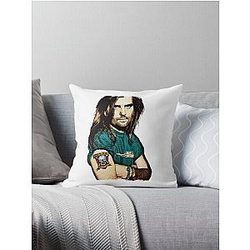 Steve Earle Throw Pillow