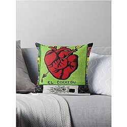 El Corazon Steve Earle Throw Pillow