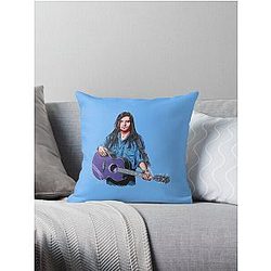 Steve Earle Throw Pillow