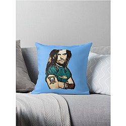 Steve Earle Throw Pillow