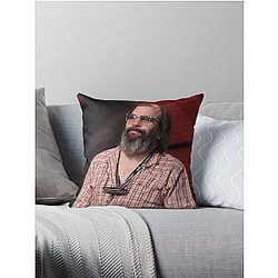 Steve Earle -  Photograph Throw Pillow