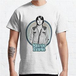Steve Earle ∆∆ Vintage Look Original Design Classic T-Shirt