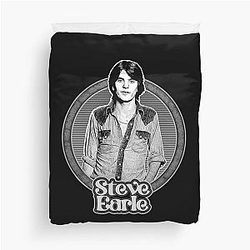 Steve Earle Duvet Cover
