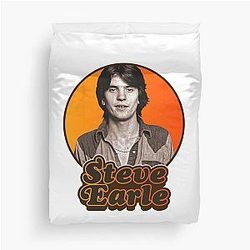 Steve Earle Duvet Cover