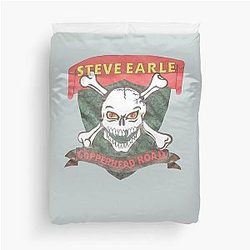 Steve Earle Copperhead Toad Album Promo  Duvet Cover