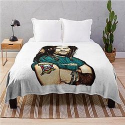 Steve Earle Throw Blanket