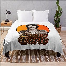Steve Earle Throw Blanket