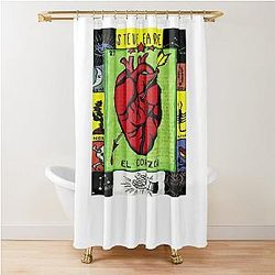 El Corazon Steve Earle Shower Curtain