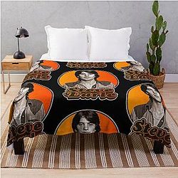 Retro Steve Earle Tribute  Throw Blanket